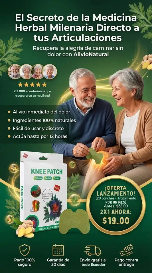AlivioNatural™ Parches Naturales para el Dolor (2x1 MEGAOFERTA)