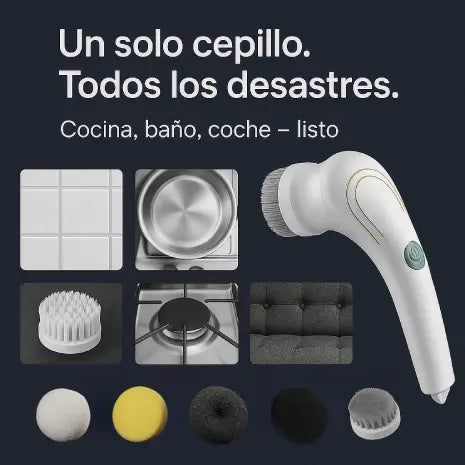 Cepillo Eléctrico para Limpieza 5 en 1