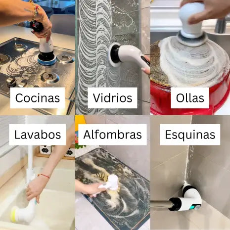 Cepillo Eléctrico + 5 Cabezales GRATIS